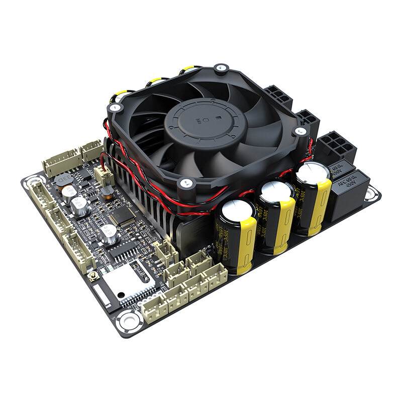 2*100W +1*200W Bluetooth 5.0 High Performance 2.1d Class Amplifier Board with DSP-JAB5