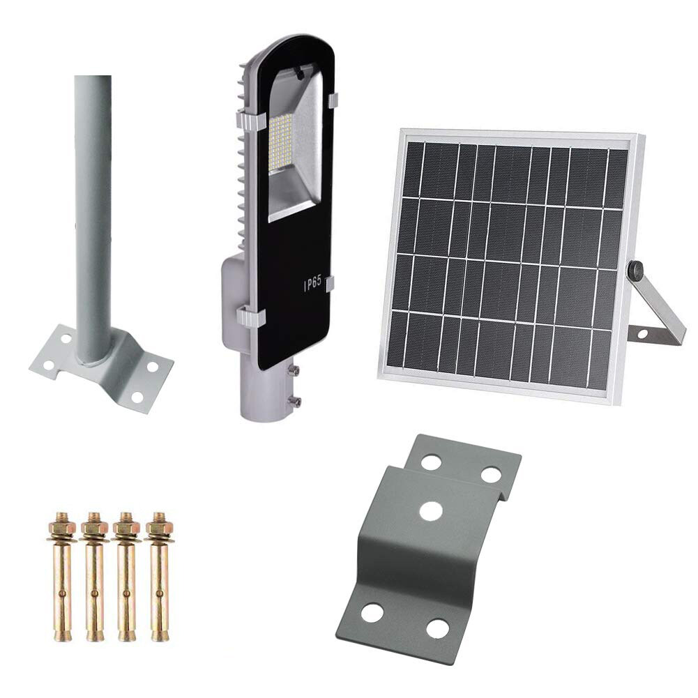 MIETUES 100W/200W/300W solar LED outdoor street light IP65 waterproof  remote control polycrystalline solar panel for outdoor street garden