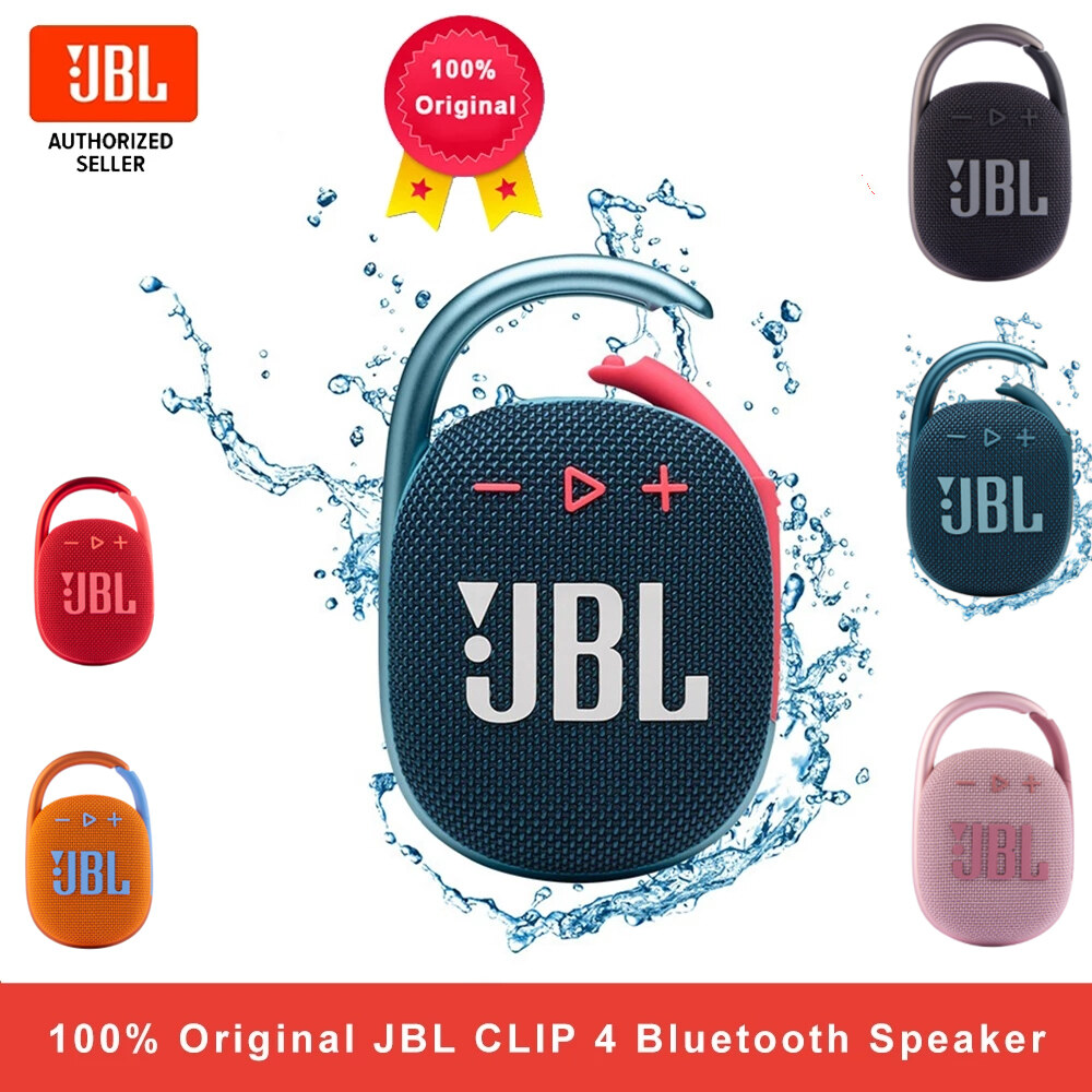 For Original JBL CLIP 4 portable Wireless Bluetooth Speaker IPX67 Waterproof Outdoor Bass Speakers with Hook Long battery life