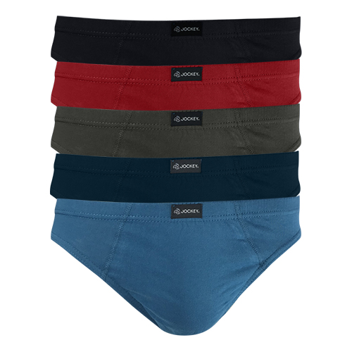 JOCKEY®  5PCS MEN BRIEFS | 100% COTTON JERSEY | BASIC | BIKINI #958465