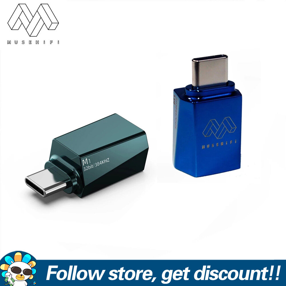 MUSEHIFI M1 Type-C To 3.5mm Decoding Amp/DAC 384kHz/32bit Audio Adapter Chip For 7HZ Timeless Dioko S12 ATOM2 Earphones Mobile Phone Adapters USB-C To 3.5mm Headphone Adapter ALC5686 DAC Chip For Andr
