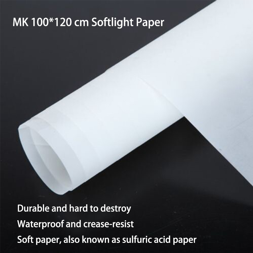 【Free Shipping】Meking 1.2x1m Pure White Photo Premium Translucent Softlight Diffuser Paper Studio Tearproof Product Shooting Backdrop Paper