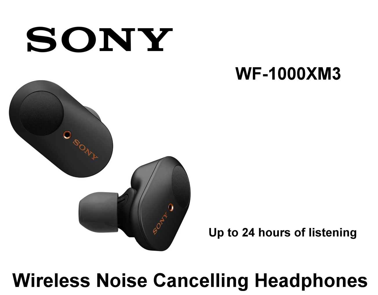 Sony WF-1000XM3 Wireless Noise Cancelling Headphones