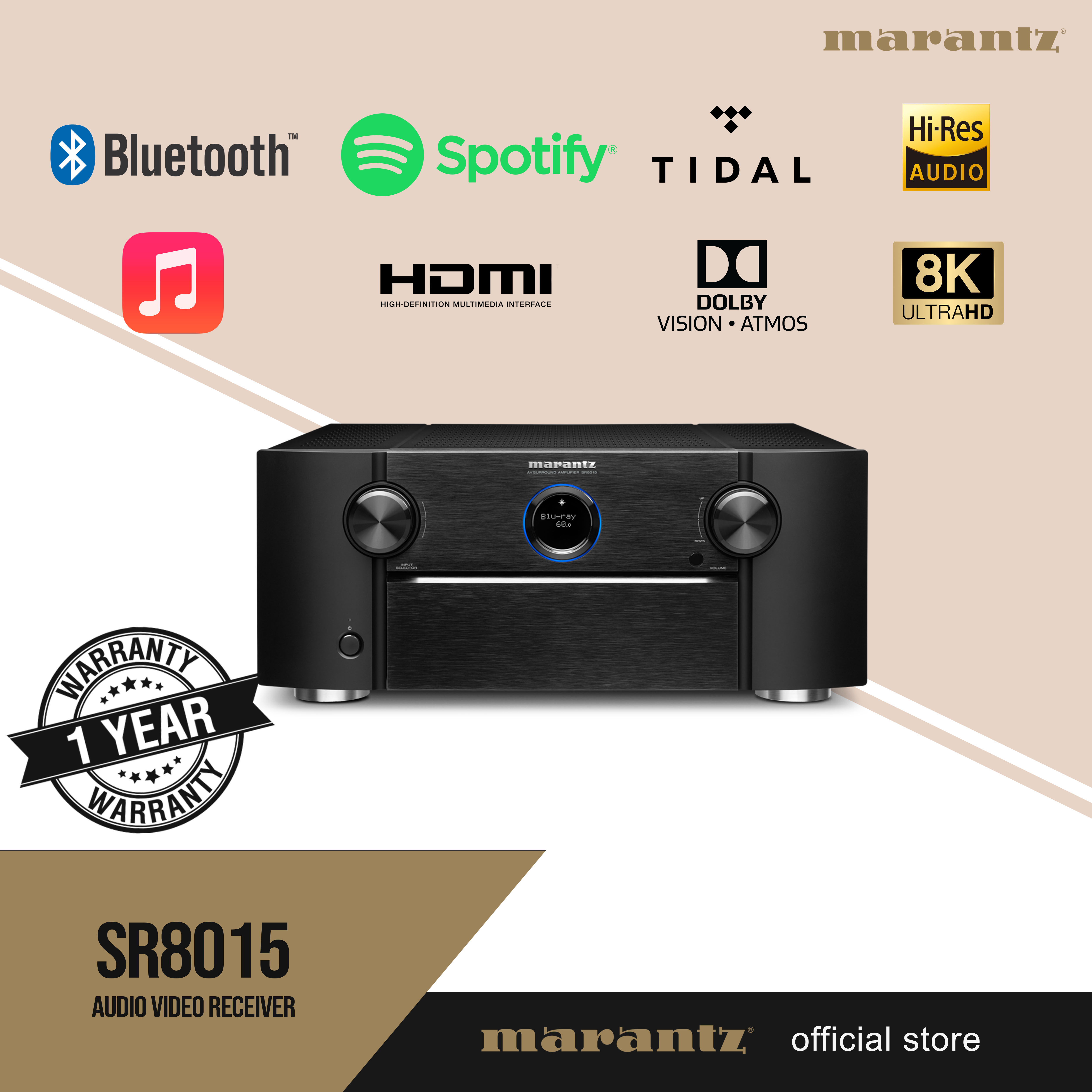 Marantz Audio Video Receiver SR8015
