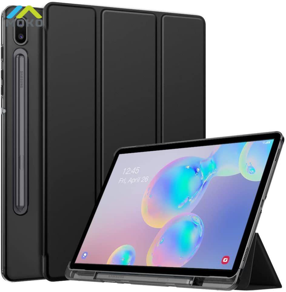 MoKo Case Fit Samsung Galaxy Tab S6 10.5 2019, Ultra Thin Slim Shell Trifold Stand Cover with Frosted Back with Auto Wake & Sleep for Galaxy Tab S6 10.5" SM-T860/T865 2019 Tablet