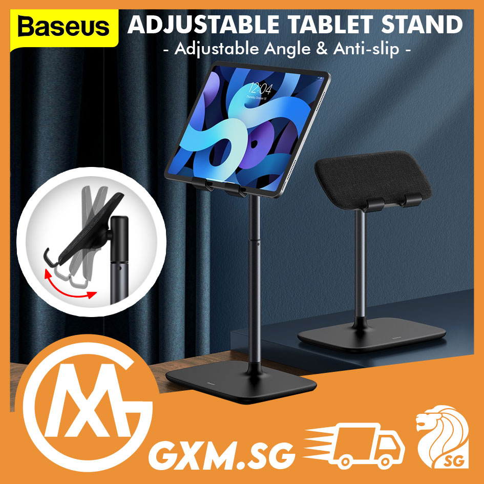 Baseus Indoorsy Youth Universal Solid Tablet Mobile Phone Holder Adjustable Height Angle Fit 5.5-21.5 Inches Tablet Mobile Anti Slip Anti Hunchback Holder Stand