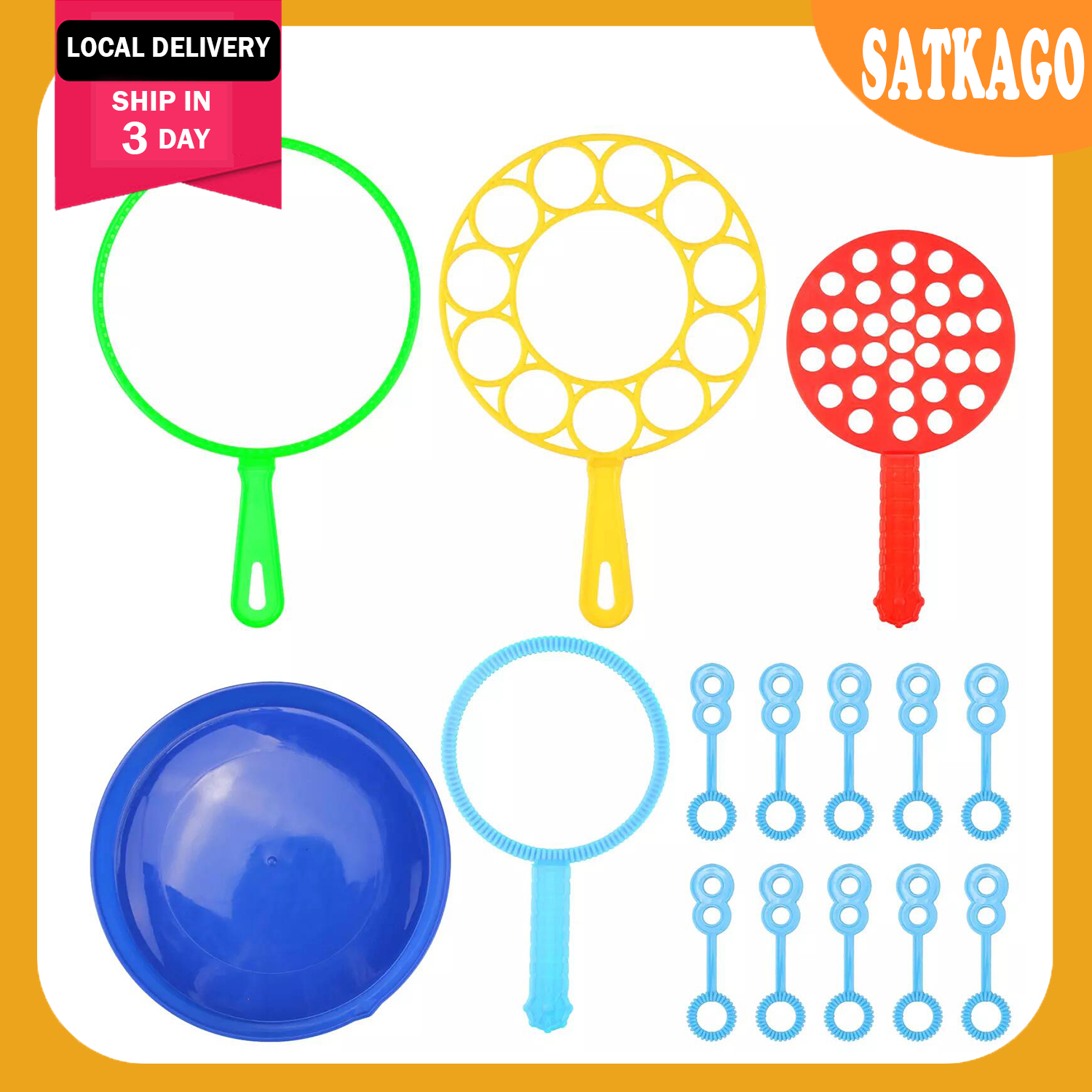 15pcs Funny Bubbles Makers Bubble Making Wand Sticks for Kids Adults Outdoor Playtime Birthday Party Backyard Games