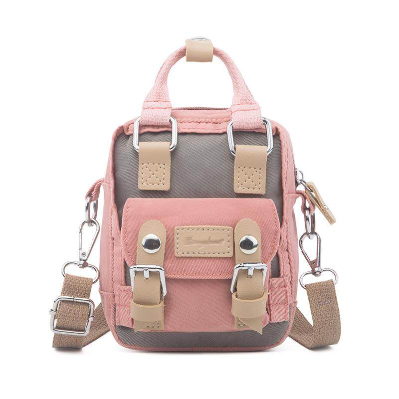 Doughnut Macaroon Tiny Waterproof Nylon Mini Crossbody Bag Women Fashion Sling Shoulder Bag for Girl