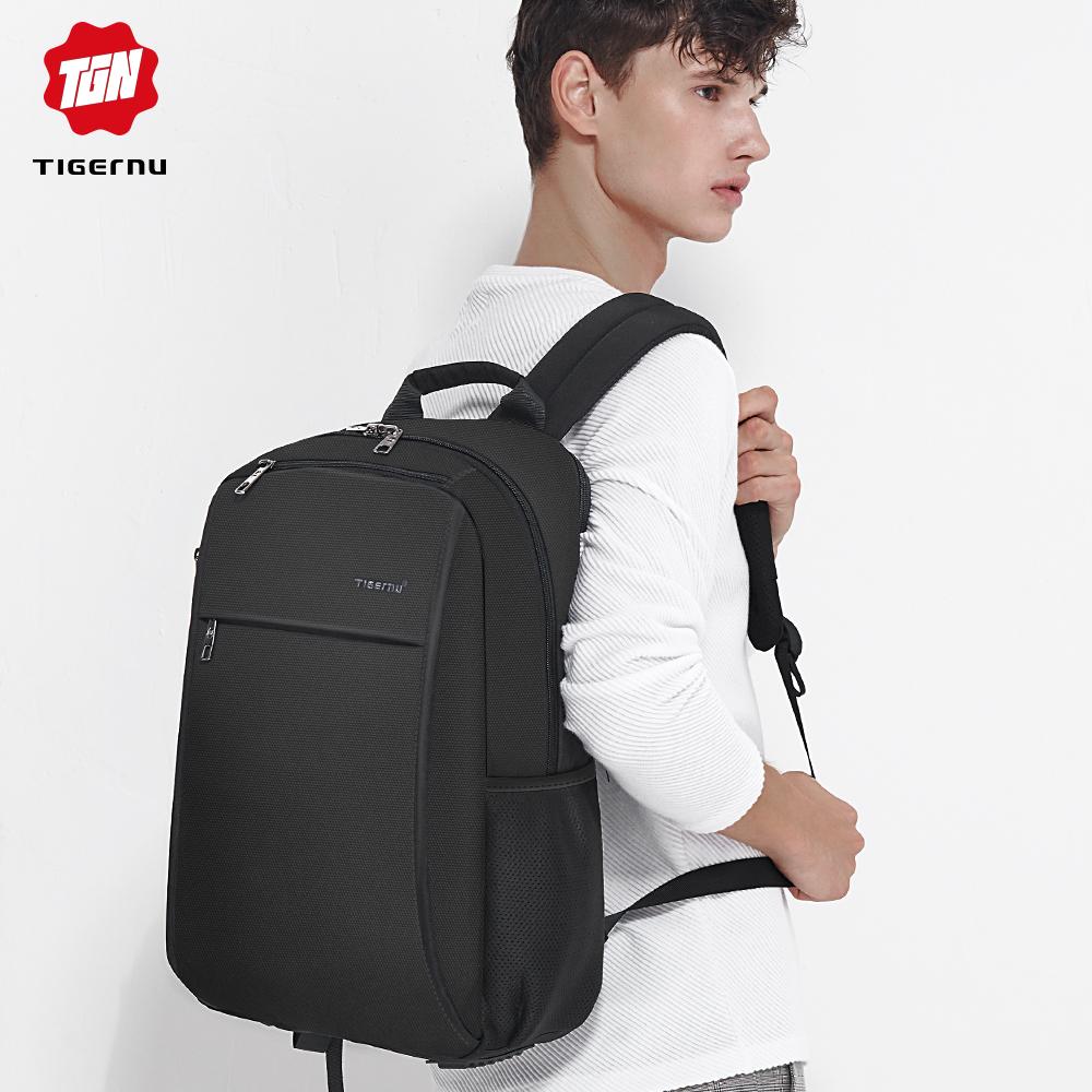 【New】Tigernu Anti Fouling water resistant Fashion Laptop bag korean backpack With USB Charging Port school bag for men T-B3221A