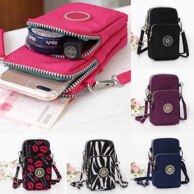 Women Cell Phone Wallet Pocket Purse Shoulder Bags Pouch Case Handbag Crossbody
