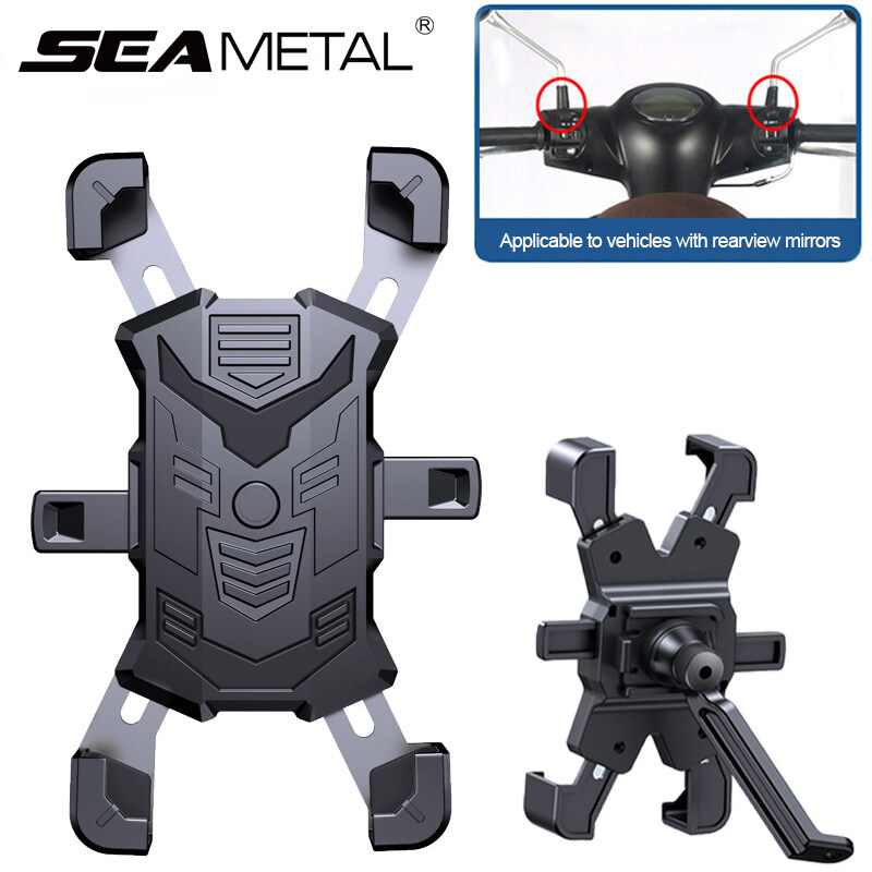 Electric Vehicle Mobile Phone Holder Navigation Stand Bike Pedal Battery Motorcycle Shock Absorption Riding Bracket