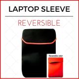 14 inch Laptop/Tablet Sleeve Bag Case Pouch Reversible bag (Black and Red)
