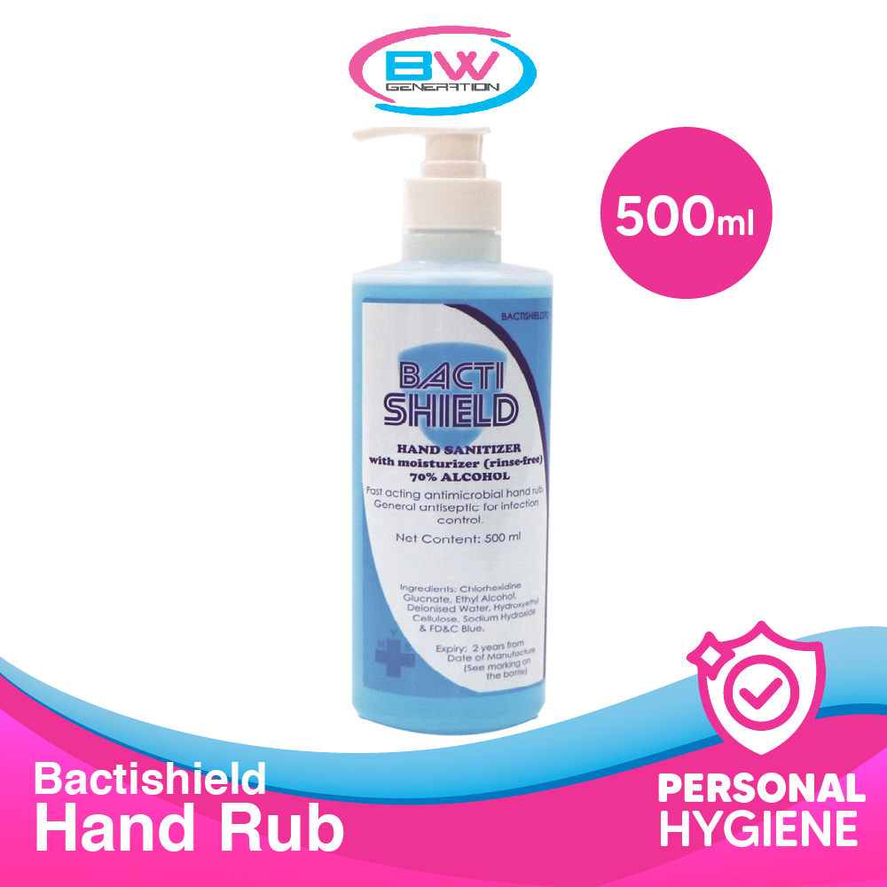 ??10.10????‍? BW Generation - Bactishield - Alcohol Handrub - Alcohol Hand Sanitizer