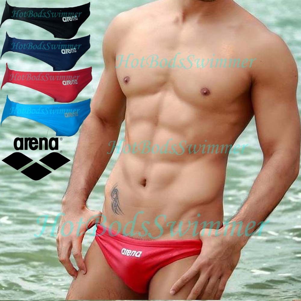 Arena AST90 (ASTE030) Men's Men Competition Swimwear Swimming Swim Trunks Racer Brief Style