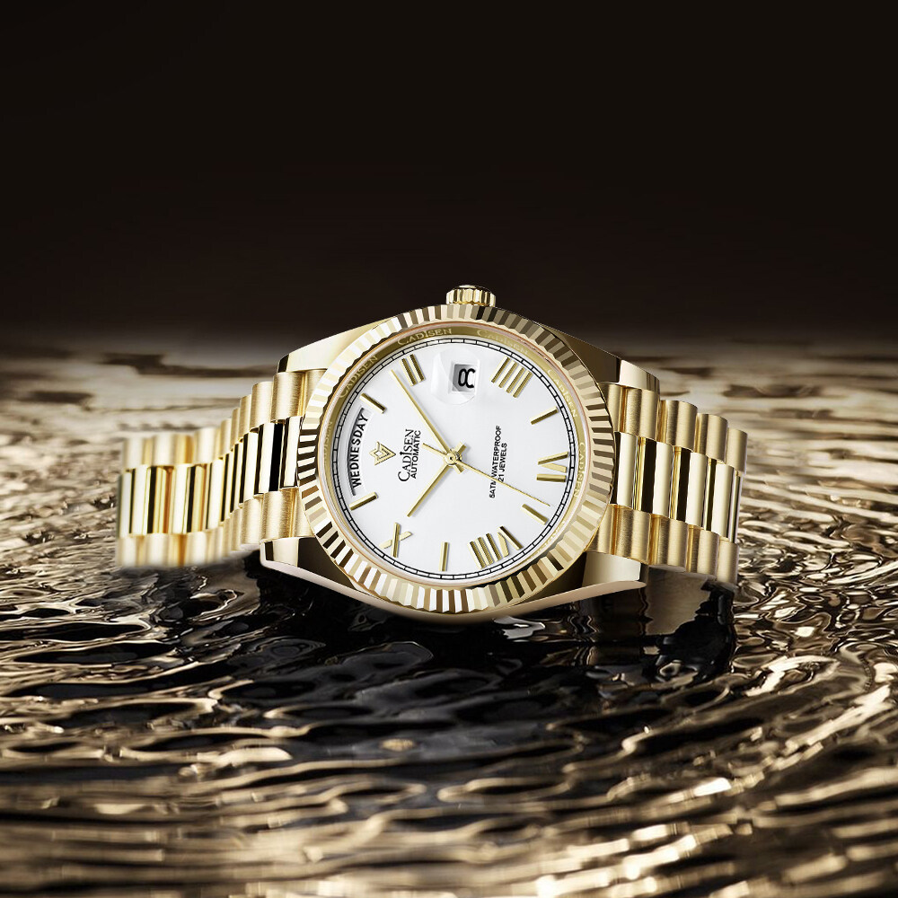 CADISEN Automatic Watch Men Sport Top Brand luxury Mechanical WristWatch Mens 2021 Stainless Steel Waterproof MIYOTA 8285 Clock