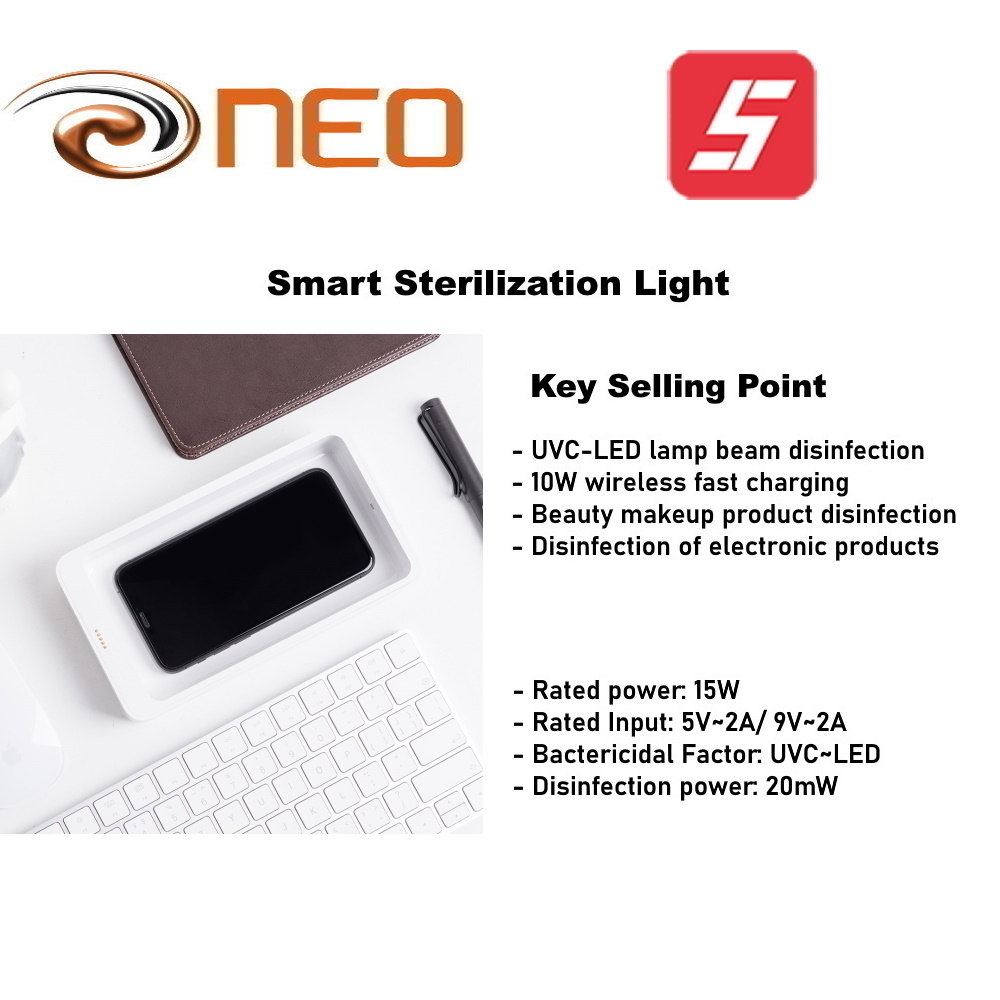 Xiaomi FIVE Multifunctional Sterilizing Box with Wireless Fast Charging - YSXDH001WX