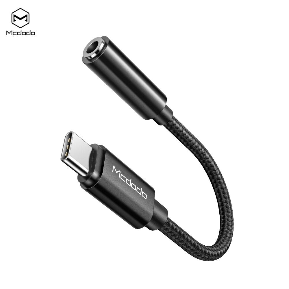 Mcdodo USB Type C to 3.5mm Headphone Jack OTG Adapter HIFI DAC Audio Aux Cable For iPad Pro Macbook Samsung S10 Note 10 9 Huawei