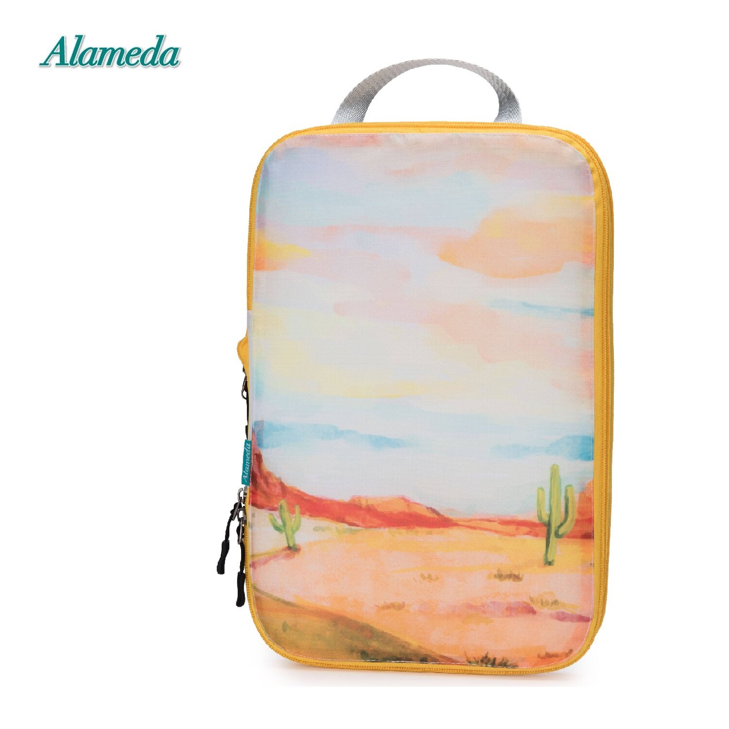Packing Cube for Travel Compression Bags Organizer for Luggage and Backpack Dust Bag Clothes Storage（Landscape A 1 pcs L size）