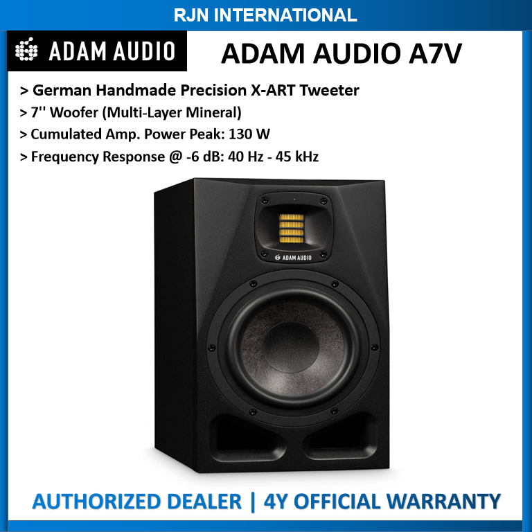 ADAM Audio A7V Powered Two-Way Studio Monitor WITH 4 YEARS WARRANTY