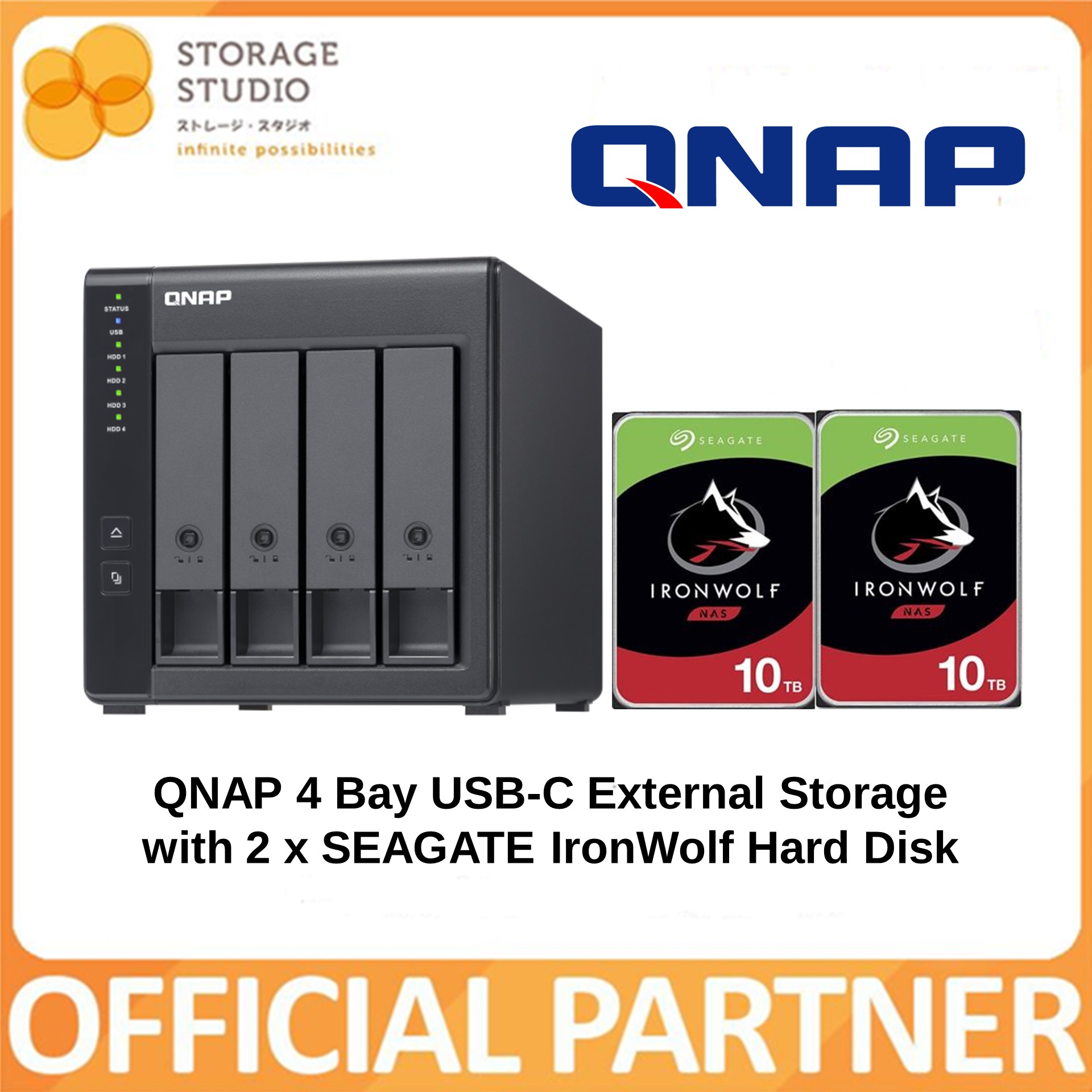 QNAP 4 Bay Expansion unit TR-004.  Local Warranty 2 Years.    ** QNAP Official Partner**