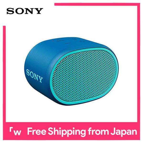 Sony Wireless Portable Speaker SRS-XB01 L: operation possible strap comes with 2018 model year / with microphone / blue without a waterproof Bluetooth smartphone