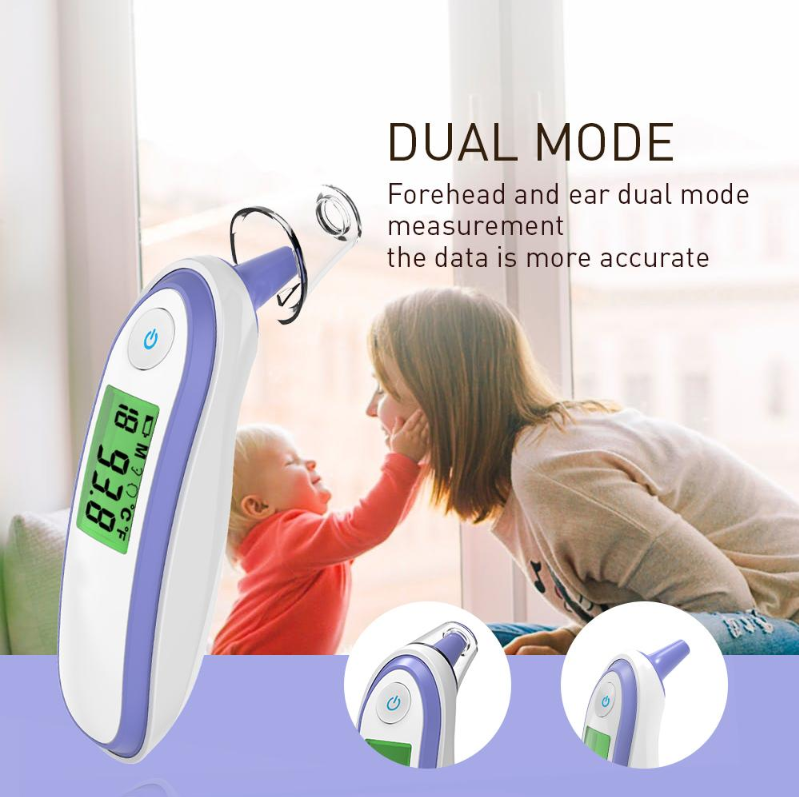 BOXYM infrared ear thermometer non-contact digital thermal scanner thermometer cold and fever baby body temperature sensor five colors optional
