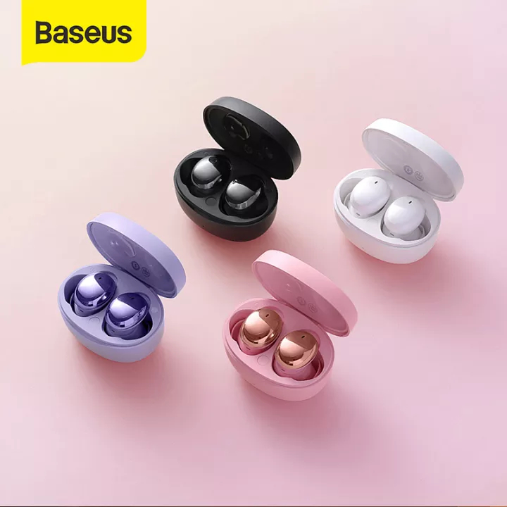 Baseus Official E2 TWS Wireless Earphone Bluetooth 5.2 Headphones, 0.06 Second Delay, Flash charge in 10min, Music for 2h