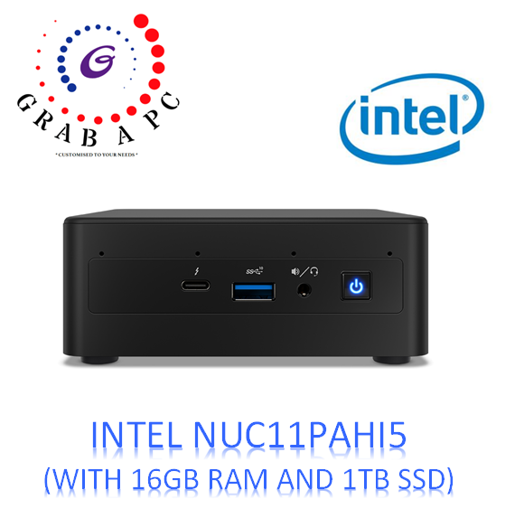 INTEL NUC 11 PERFORMANCE KIT NUC11PAHi5 BUNDLE WITH 16GB RAM AND 1TB SSD ( RNUC11PAHi50Z00 ) (WITHOUT INBUILT MIC)