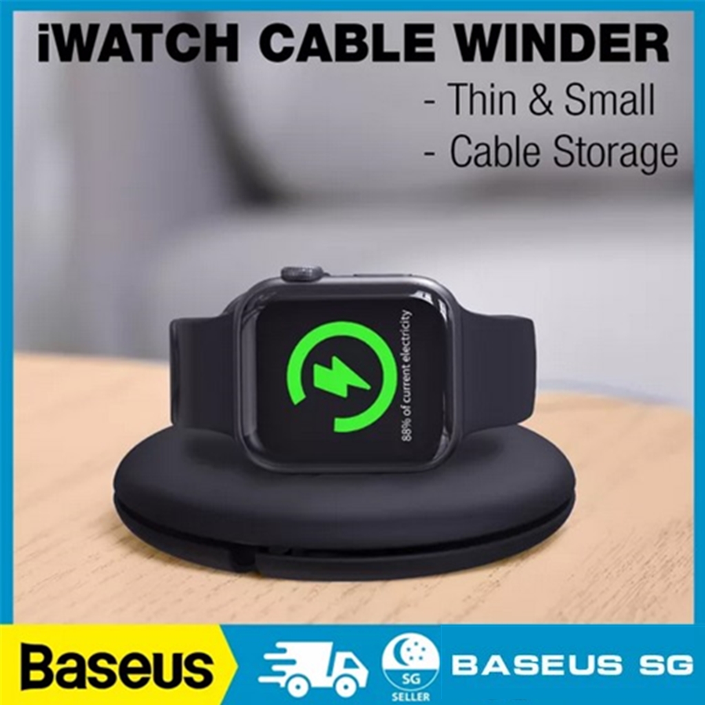 Baseus Apple Watch Cable Storage Organizer Charger Stand Holder Compatible With Apple Watch 5 4 3 2 38mm 42mm 40mm 44mm Cable Storage Holder iWatch