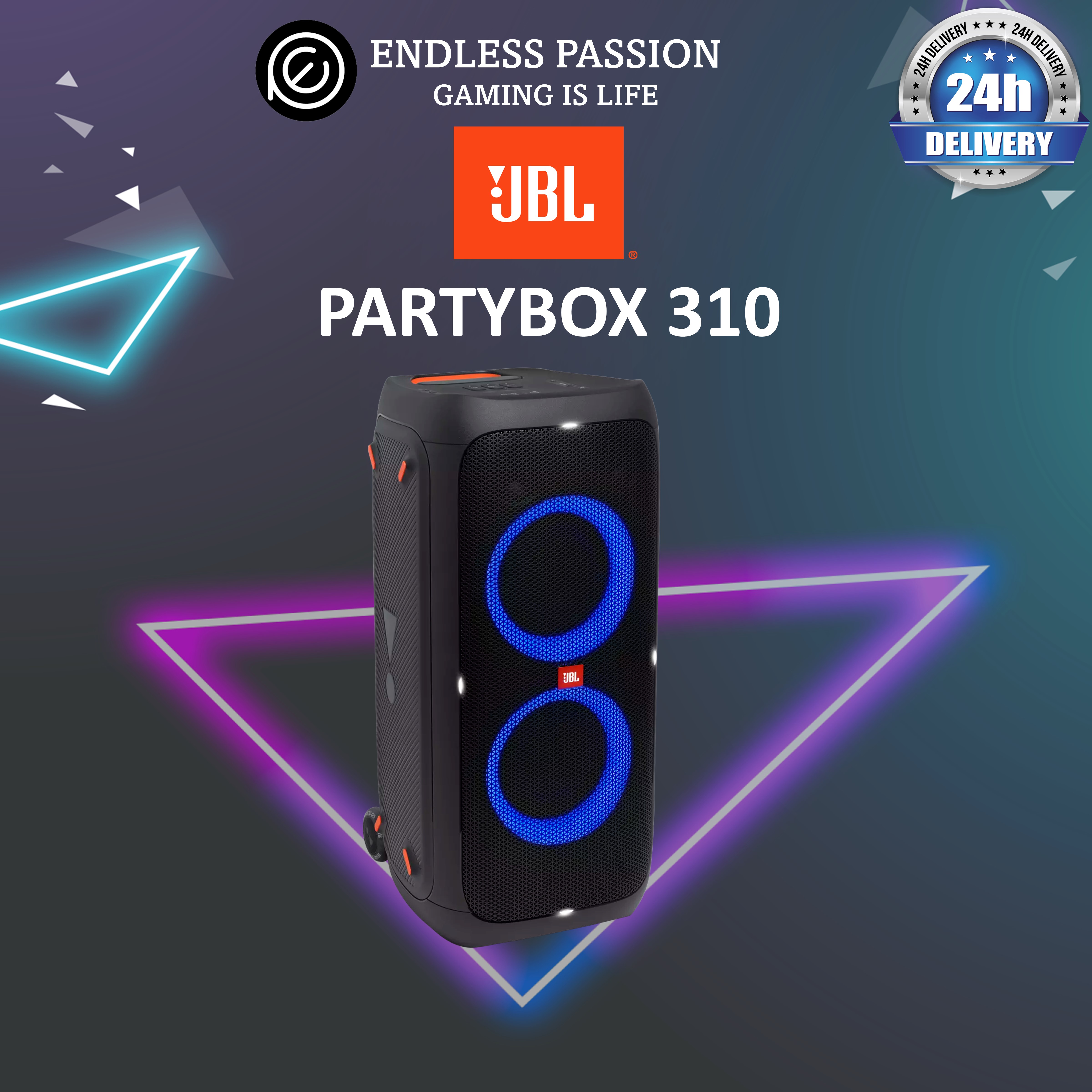 JBL PartyBox 310 - High Power Portable Wireless Bluetooth Party Speaker