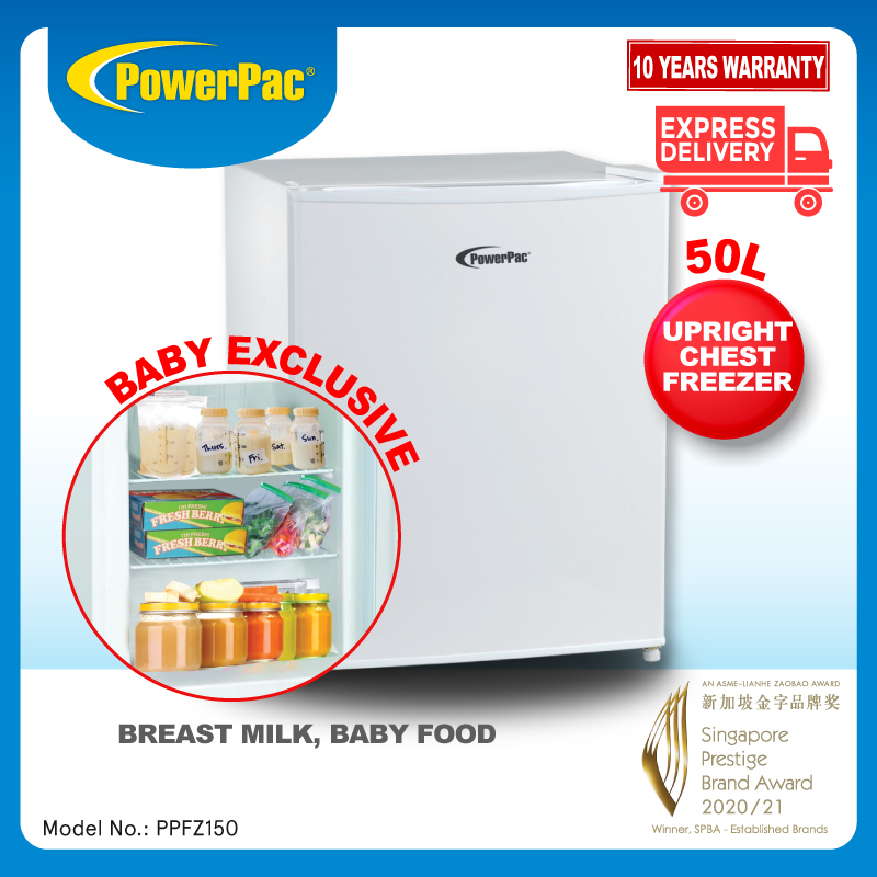 PowerPac Chest freezer, Mini freezer 50L (PPFZ60)