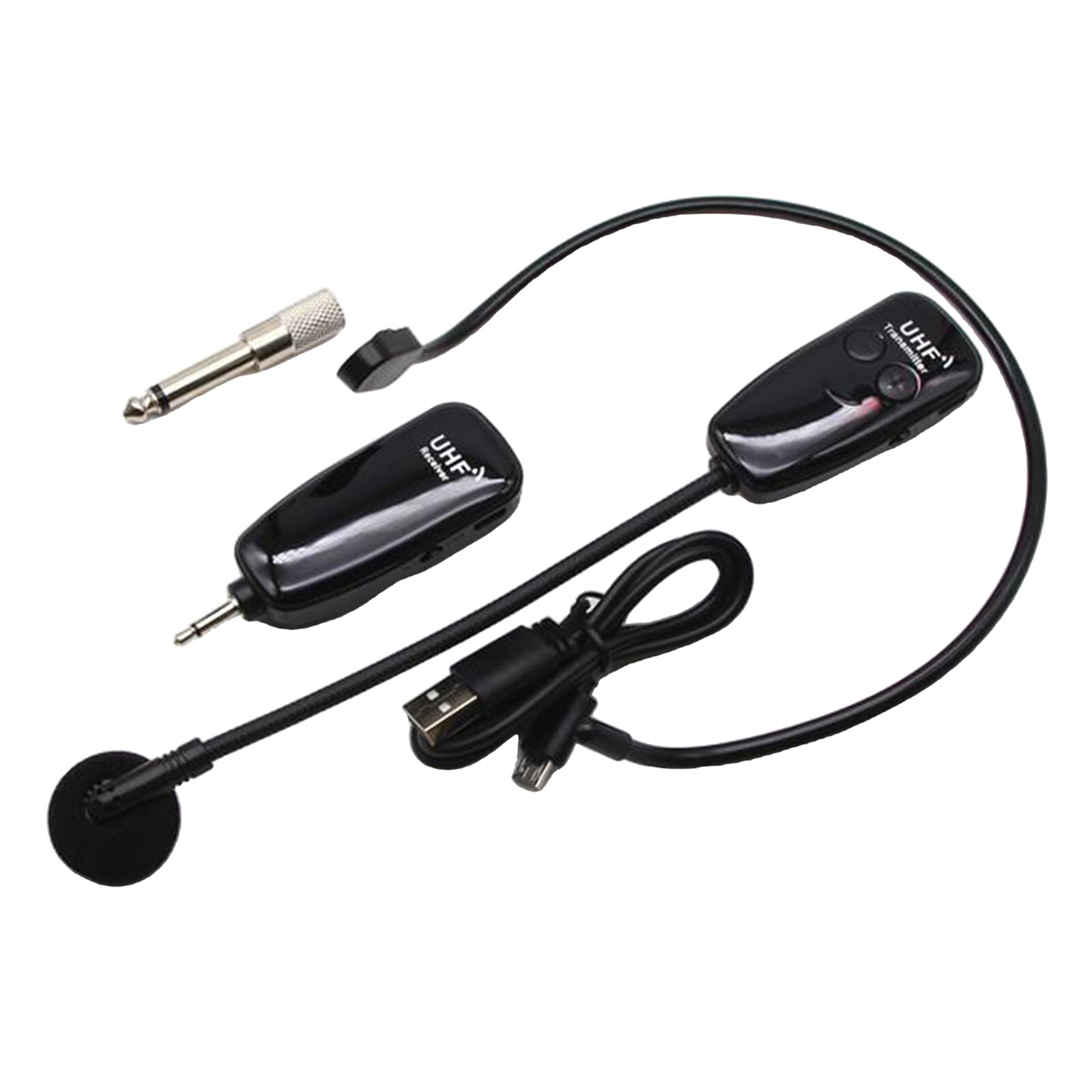 lacooppia Wireless Microphone & Transmitter Headset Mic for Speaker Public Speaking