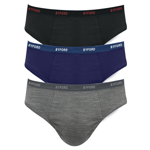 BYFORD 3PCS MEN'S MINI BRIEFS | BAMBOO ELASTANE |CORE | #131043